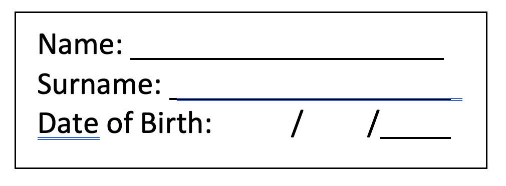 Stool collection label